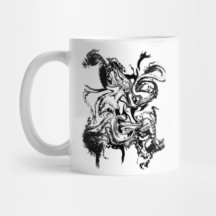 waves abstract Mug